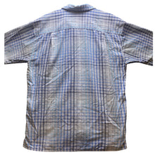 Load image into Gallery viewer, Patagonia Shirt Mens Medium Plaid Button Up Sear Sucker Preppy Academia Outdoor
