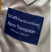 Load image into Gallery viewer, Vintage Norm Thompson Suit Coat Mens 42R Suede-Like Blazer Office Career
