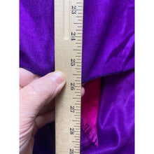 Load image into Gallery viewer, L TOMEN Shawl Womens Ombre Cape Fringe Pink Purple Viscose Blend NWT

