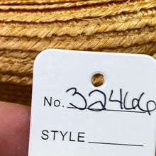 Load image into Gallery viewer, Vintage Amy New York Hat Womens Small Straw Cloche Mod Fashion Bowler
