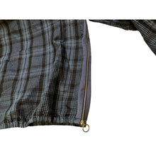 Load image into Gallery viewer, Paul Smith Shirt Mens Medium Blue Plaid Side Zip Italy Academia Preppy
