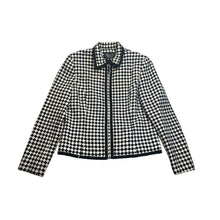 Load image into Gallery viewer, Giancarlo Ferrari Blazer Womens Small Houndstooth Soutache Professional Mature
