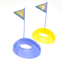 Load image into Gallery viewer, Deluxe Kid&#39;s Happy Golfer Toy Golf Set With 3 Golf Balls, 3 Types Of Clubs, &amp; 2 Practice Holes
