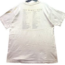 Load image into Gallery viewer, Vtg 1992 Chicago Shirt Mens Extra Large AOP Spellout Grunge Single Stitch
