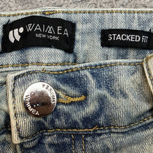Load image into Gallery viewer, Waimea Jeans Mens 34x36 Stacked Preppy Academia Streetwear Everyday New York

