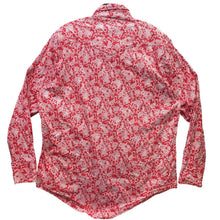 Load image into Gallery viewer, Reata Western Wear Shirt Men Paisley AOP Pearl Snaps Contract Cuff Rodeo Country
