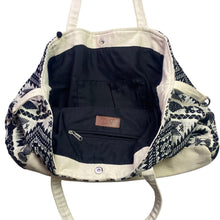 Load image into Gallery viewer, America &amp; Beyond Shoulder Beaded Bag Purse Tribal Boho AOP Canvas Tote Magnetic
