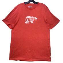 Load image into Gallery viewer, YETI Shirt Mens Large Spell Out Fishing Bear Outdoors Everyday Streetwear
