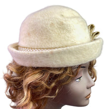 Load image into Gallery viewer, Vintage Mr John Sophisticate Hat Womens Small Italy Derby Bowler Bow Mature

