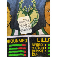 Load image into Gallery viewer, Milwaukee Bucks Shirt Mens Medium NBA Jam Lillard Heathered Black Basketball
