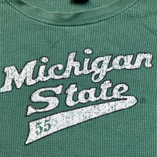 Load image into Gallery viewer, Michigan State Shirt Mens Large Collegiate Thermal Shirt Raglan Athleisure

