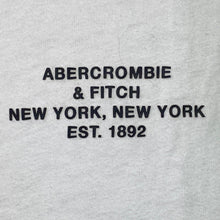 Load image into Gallery viewer, Abercrombie &amp; Fitch Shirt Mens Extra Large Minimalist Spell Out Preppy Academia

