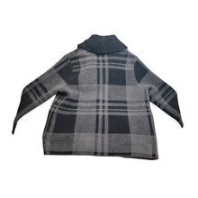Load image into Gallery viewer, Barefoot Dreams Sweater Womens Large Plaid Cardigan Office Academia Streetwear
