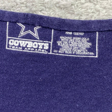 Load image into Gallery viewer, Dallas Cowboys Shirt Womens Extra Large Football AOP Spell Out Athleisure
