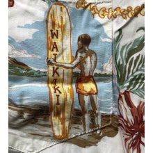 Load image into Gallery viewer, Vintage Sandwich Isle Shirt Mens 2XL Hawaiian AOP Beachy Coastal Travel Festival
