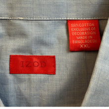 Load image into Gallery viewer, IZOD Shirt Mens Extra Large Preppy Academia Button Down Career Office NEW NWT
