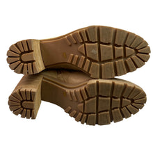 Load image into Gallery viewer, Vince Camuto Boots Womens 8M Tan Suede Chunky Platform Zip Ankle Bootes
