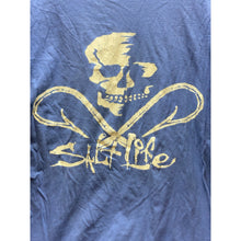 Load image into Gallery viewer, Salt Life Shirt Mens Medium Anchor Graphic Long Sleeve Fishing Skull Pocket
