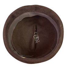 Load image into Gallery viewer, Vintage Fur Felt Hat Womens Small Derby Bowler Mature
