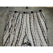 Load image into Gallery viewer, Cacique Women Black White Striped Logo Waistband Pajama Pants Joggers Plus Size
