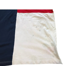 Load image into Gallery viewer, Tommy Hilfiger Shirt Mens 2XL Polo Rugby Color Block Spell Out Academia Preppy
