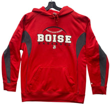 Load image into Gallery viewer, Boise Baseball Hoodie Mens Large Red Sweatshirt  Pullover Spell Out Athleisure

