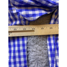 Load image into Gallery viewer, Donald Ross Shirt Mens Medium Blue Gingham Checked Plaid Button Down Thistle
