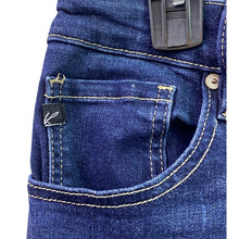 Load image into Gallery viewer, Kancan Jeans Womens 11/29 Frayed Hem Logo Normalcore Preppy Academia Festival
