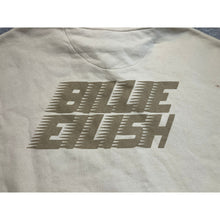 Load image into Gallery viewer, Billie Eilish Graphic Sweatshirt Cream Off-White Logo Pullover Womens L Large
