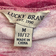 Load image into Gallery viewer, Lucky Brand Shirt Girls Medium Pink Camo Pull Over Sweatshirt Streetwear
