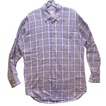 Load image into Gallery viewer, Peter Millar Shirt Mens Large Plaid Button Down Long Sleeve Academia Preppy
