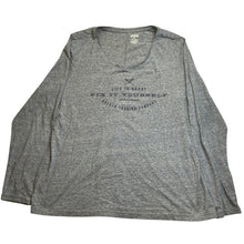 Load image into Gallery viewer, Duluth Trading Shirt Womens 2XL Spell Out Grunge Everyday Streetwear Minimalist

