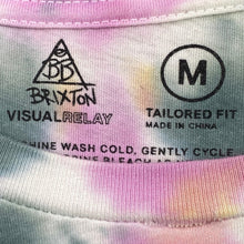 Load image into Gallery viewer, Brixton Shirt Mens Medium Tie Dye Grunge Art Visual Relay Everyday Streetwear
