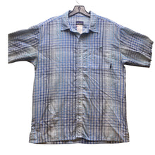 Load image into Gallery viewer, Patagonia Shirt Mens Medium Plaid Button Up Sear Sucker Preppy Academia Outdoor

