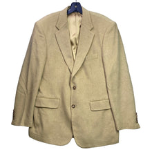 Load image into Gallery viewer, Camel Hair Blazer Mens 40R Sport Coat Jacket Office Career Preppy Academia
