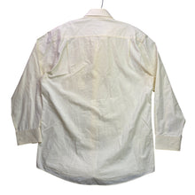 Load image into Gallery viewer, T Harris London Shirt Mens Large Yellow Striped Preppy Academia Office Career
