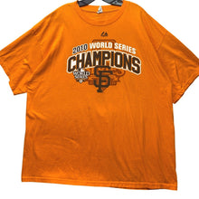 Load image into Gallery viewer, San Francisco Giants Shirt Mens 2XL 2010 World Series MLB Baseball Spell Out
