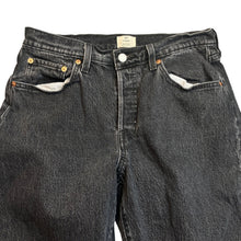 Load image into Gallery viewer, Levis 501 C Jeans Womens 30" Button Fly Curve Black Streetwear Preppy Everyday
