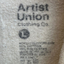 Load image into Gallery viewer, Artist Union Hoodie Mens Large Japanese Tiger Cherry Blossom Pull Over AOP
