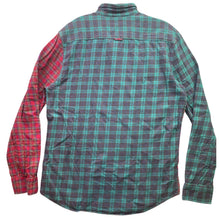 Load image into Gallery viewer, 21 Men Shirt Large Plaid Flannel Patchwork Preppy Academia Button Up Grunge
