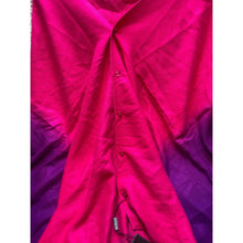 Load image into Gallery viewer, L TOMEN Shawl Womens Ombre Cape Fringe Pink Purple Viscose Blend NWT

