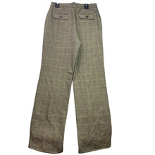 Load image into Gallery viewer, Virgin Wool Pants Womens 2 Houndstooth Preppy Academia Office Career Trousers
