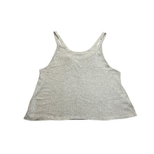 Load image into Gallery viewer, Womens Heather Grey Ribbed Knit Tank Top Sleeveless Scoop Neck Casual Basic L

