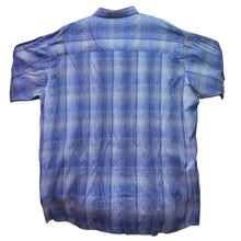 Load image into Gallery viewer, Kani Jeans Shirt Mens 4XLT Blue Plaid Preppy Academia Career Office Everyday
