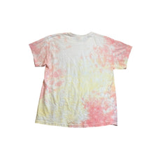 Load image into Gallery viewer, Old Row Colortone Mens Tie Dye Graphic T-Shirt Pink Yellow Large Short Sleeve
