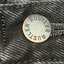 Load image into Gallery viewer, Rustler Jeans Mens 42x32 Black Workwear Chore Streetwear Everyday Academia
