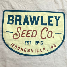 Load image into Gallery viewer, Brawley Seed Co Shirt Mens Extra Large Cropped Chore Grunge Streetwear Spell Out
