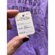 Load image into Gallery viewer, Life is Good Shirt Womens Extra Large Mature Football Long Sleeve VNeck Lavender
