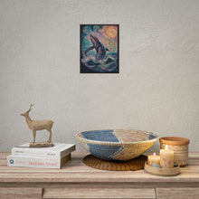 Load image into Gallery viewer, "Remember What You Choose To Feel" Whale Wall Art | Starry Sky Print
