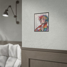 Load image into Gallery viewer, "Makes Sense To Them" Pride Art | Sketch Style Rainbow Hair Portrait Poster
